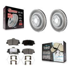 Charger l'image dans la galerie, [Front] 2019-2022 Hyundai Nexo Premium Coated Rotors &amp; Ceramic Pads Brake Kit For Max Braking