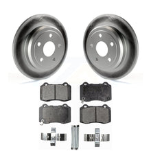 Charger l&#39;image dans la galerie, Rear Coated Disc Brake Rotor &amp; Ceramic Pad Kit For 2012 Jeep Grand Cherokee 6.4L