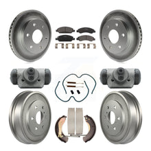 Load image into Gallery viewer, Front Rear Coat Disc Brake Rotors Ceramic Pad Drum Kit (9Pc) For GMC Sierra 1500