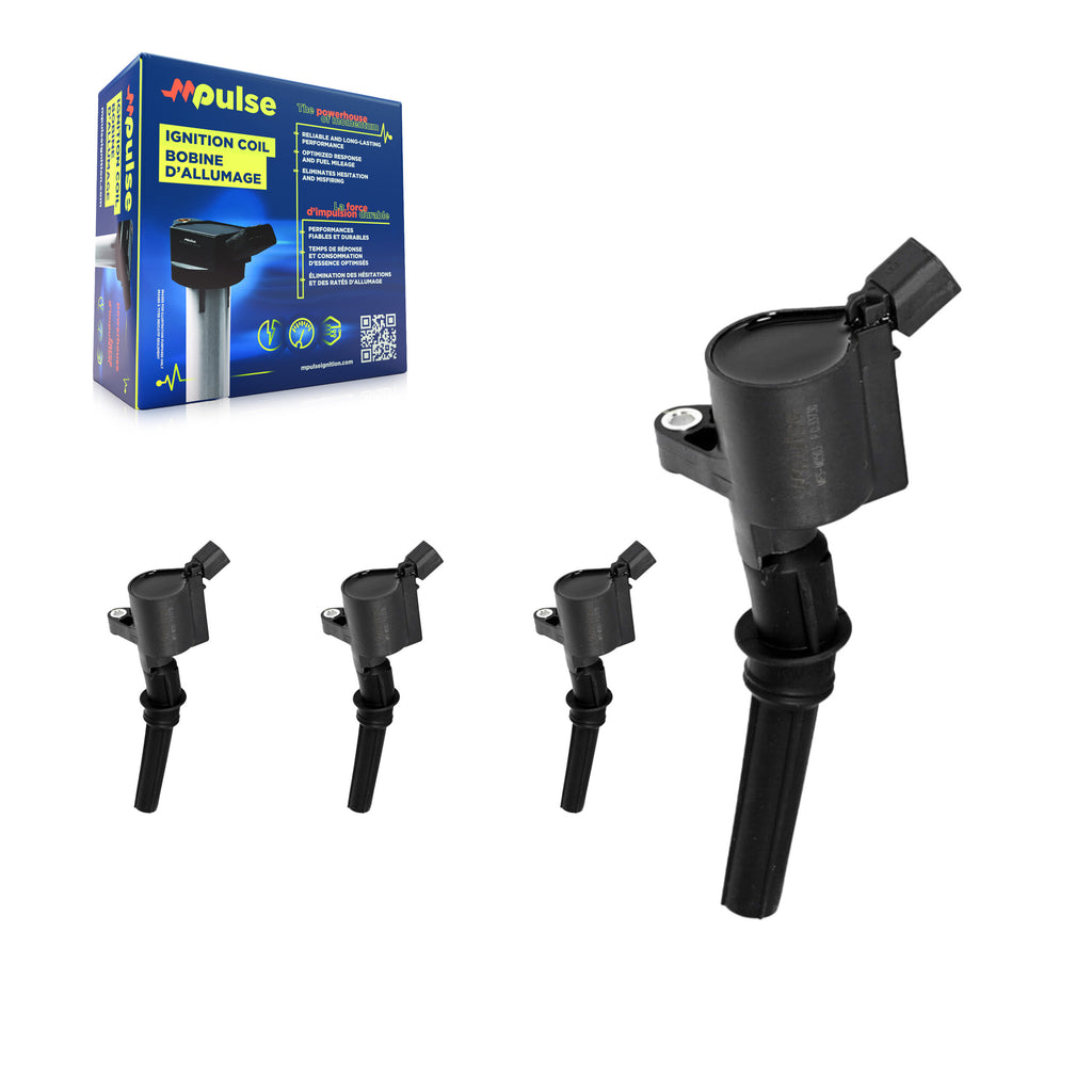 Mpulse Ignition Coil Kit For Ford F-150 F-250 Super Duty Expedition Explorer Car