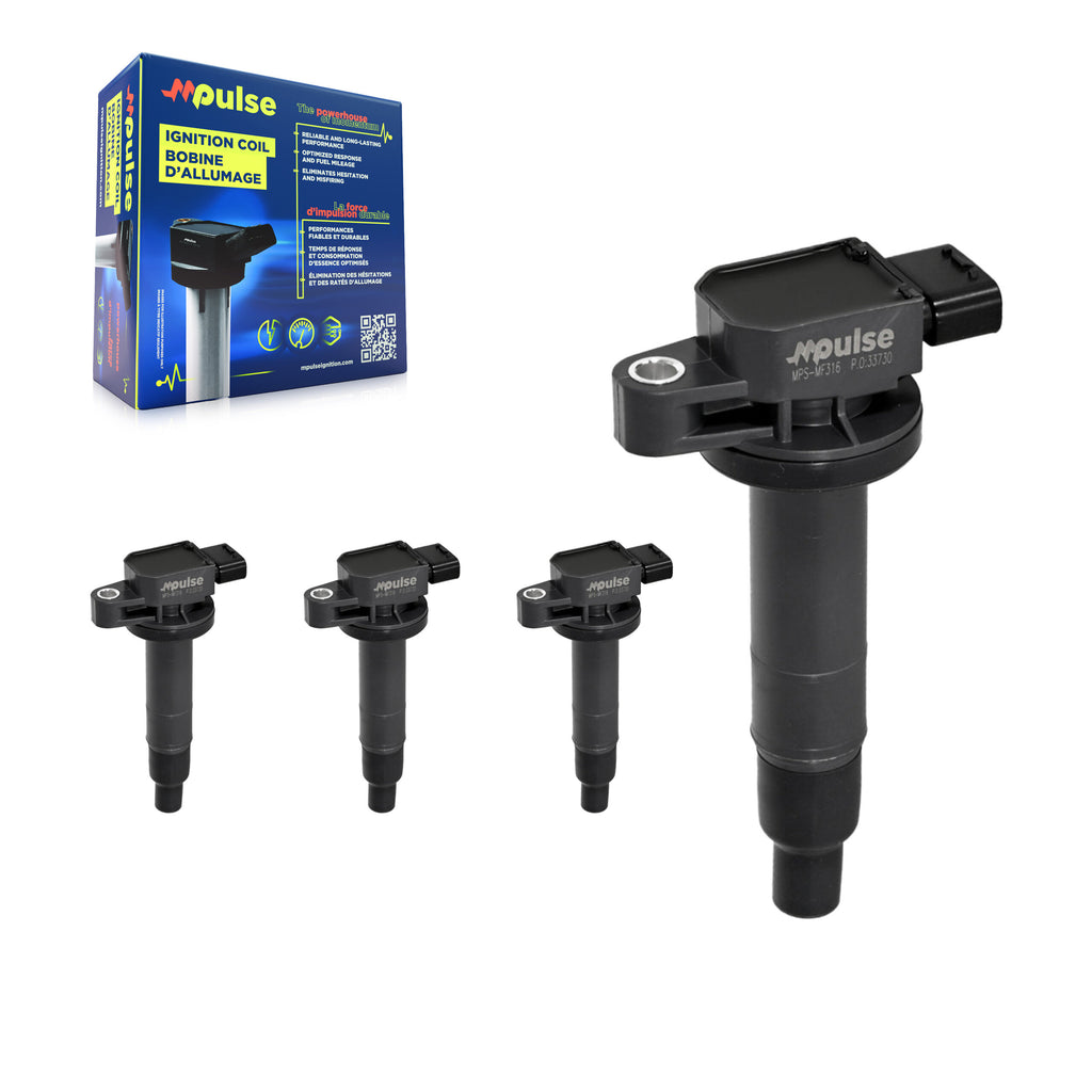 Mpulse Ignition Coil Kit For Toyota Prius Yaris Scion C xB Echo xA