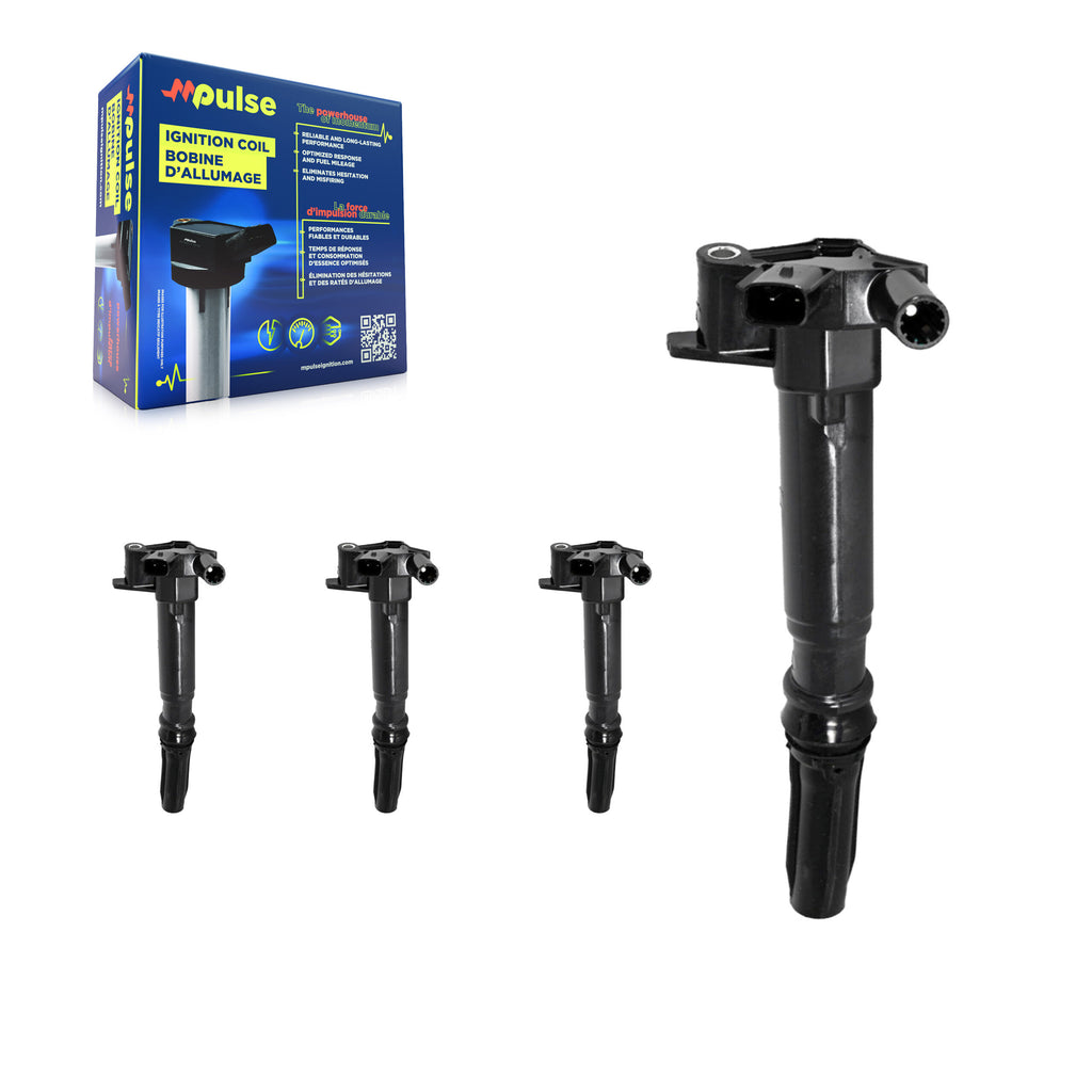 Mpulse Ignition Coil Kit For 2017 Ford E-450 Super Duty 6.2L Passenger Side
