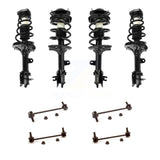 2005-2009 Hyundai Tucson  , 2005-2010 Kia Sportage  Front and Rear Suspension Strut Coil Spring Assembly Kit