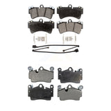 Front Rear Ceramic Brake Pads Kit For Audi Q7 Porsche Cayenne Volkswagen Touareg