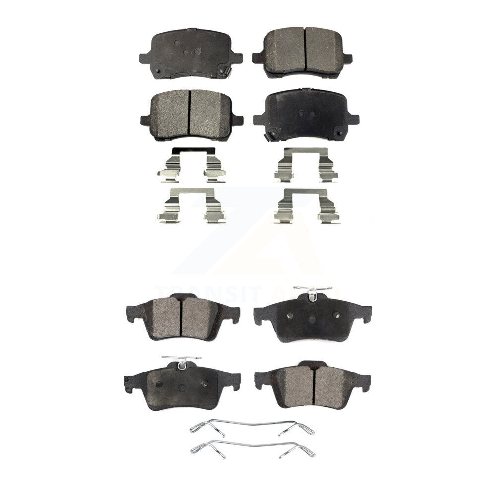 Front Rear Ceramic Brake Pads Kit For Pontiac Solstice Saturn Sky