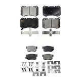 Front Rear Ceramic Brake Pads Kit For Acura TL