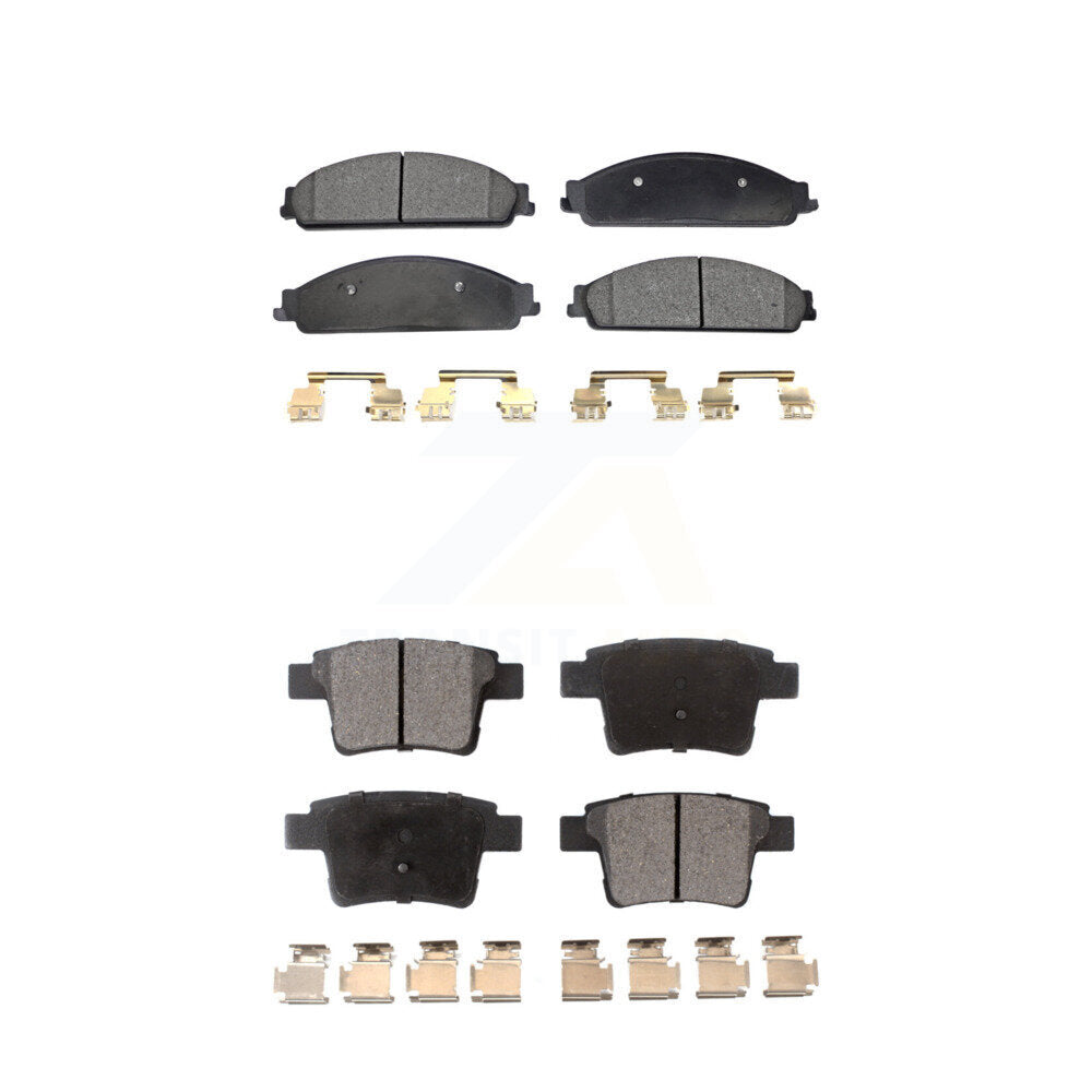 Front Rear Ceramic Brake Pads Kit For Ford Five Hundred Freestyle Taurus Mercury