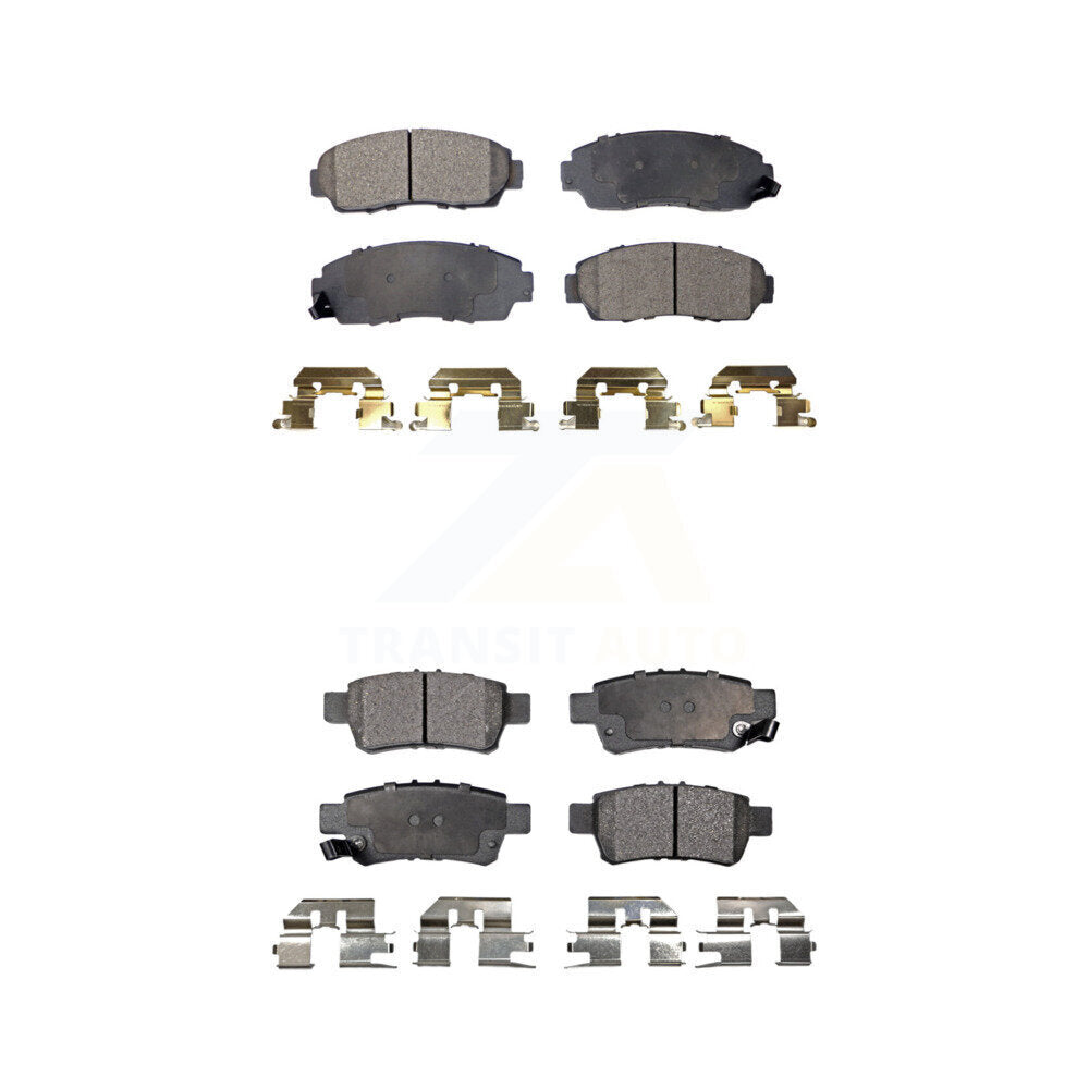 Front Rear Ceramic Brake Pads Kit For 2005-2010 Honda Odyssey