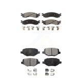 Front Rear Ceramic Brake Pads Kit For 2010-2012 Ford Taurus SHO