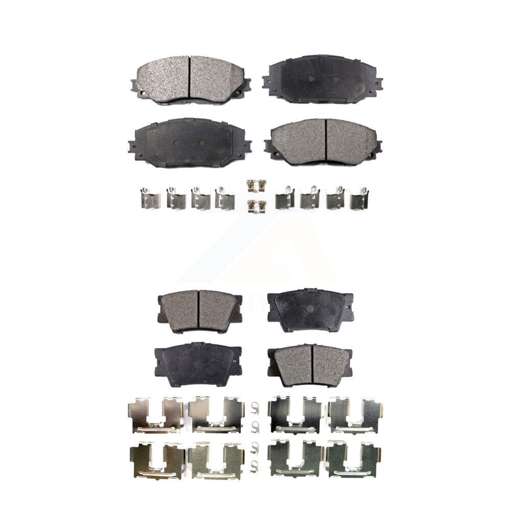 Front Rear Ceramic Brake Pads Kit For Toyota RAV4 Lexus HS250h