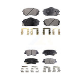 Front Rear Ceramic Brake Pads Kit For Hyundai Sonata Kia Cadenza Soul EV