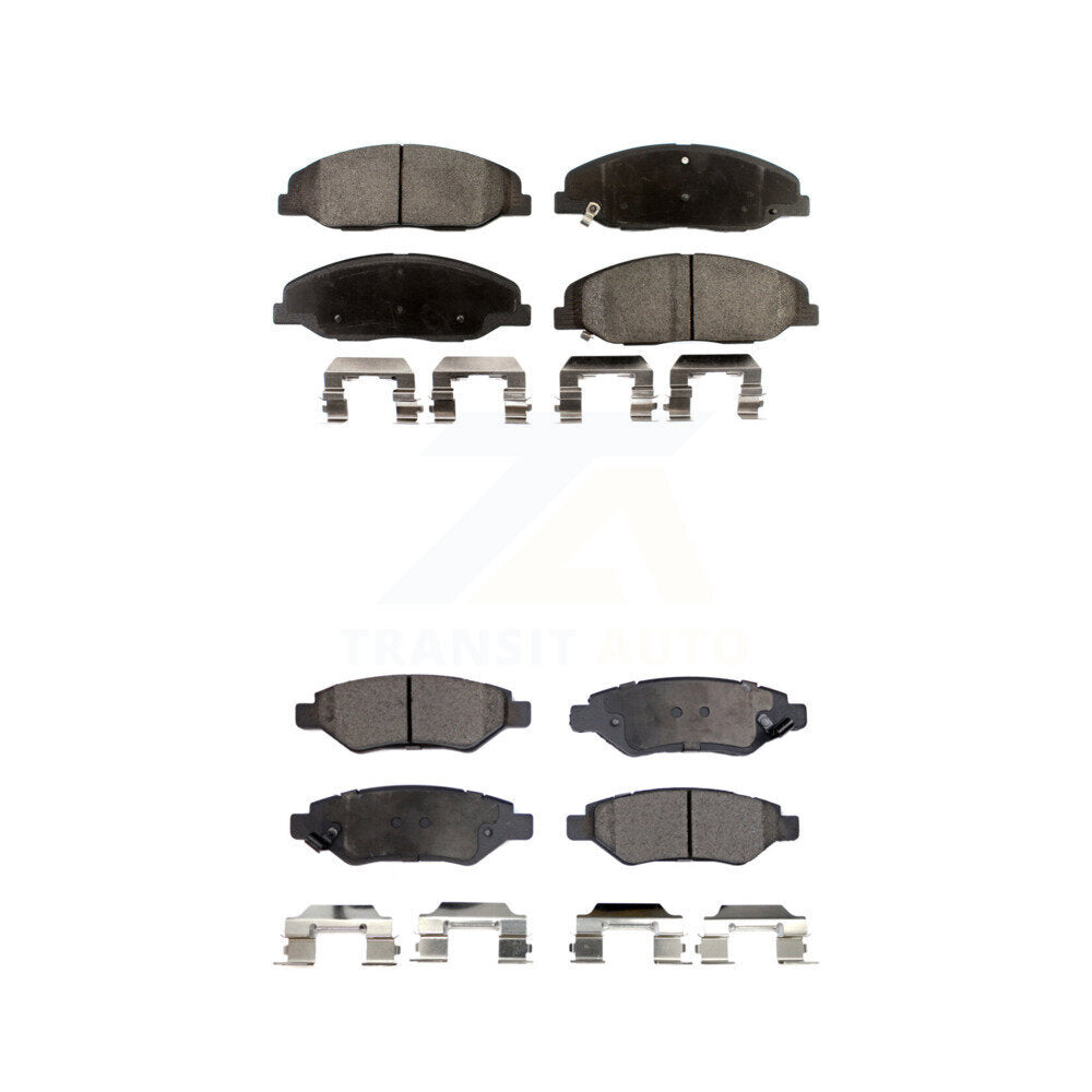 Front Rear Ceramic Brake Pads Kit For Cadillac CTS