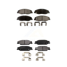 Charger l&#39;image dans la galerie, Front Rear Ceramic Brake Pads Kit For 2009-2011 Cadillac STS With Base Brakes