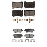 Front Rear Ceramic Brake Pads Kit For Hyundai Genesis