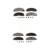 Front Rear Ceramic Brake Pads Kit For Ram 2500 3500 1500 Dodge