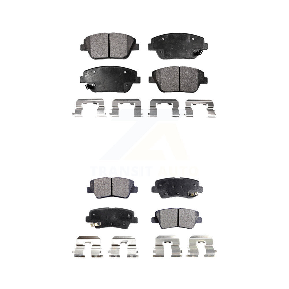 Front Rear Ceramic Brake Pads Kit For Kia Optima With Electric Parking