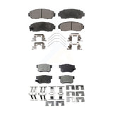 Front Rear Ceramic Brake Pads Kit For Honda Civic