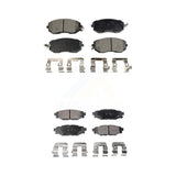 Front Rear Ceramic Brake Pads Kit For Subaru Forester Impreza Outback XV Legacy