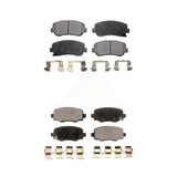 Front Rear Ceramic Brake Pads Kit For Chrysler 200 With 305mm Diameter Rotor