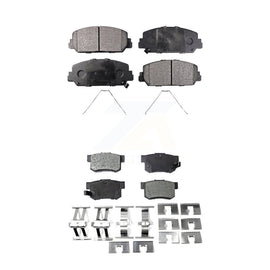 Front Rear Ceramic Brake Pads Kit For 2016-2022 Acura ILX