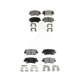 Front Rear Ceramic Brake Pads Kit For Kia Forte Hyundai Elantra GT Forte5 Koup