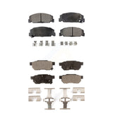 Front Rear Ceramic Brake Pads Kit For Honda Civic del Sol