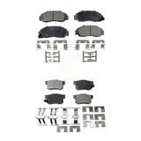 Front Rear Ceramic Brake Pads Kit For Honda Accord Acura Integra Prelude Odyssey