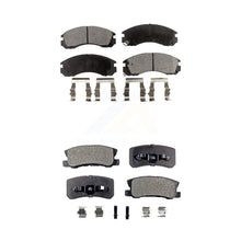 Charger l&#39;image dans la galerie, Front Rear Ceramic Brake Pads Kit For Mitsubishi Lancer