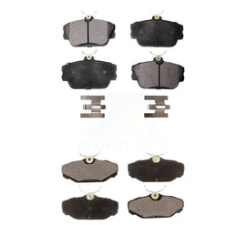 Front Rear Ceramic Brake Pads Kit For Ford Taurus Mercury Sable Lincoln