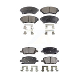 Front Rear Ceramic Brake Pads Kit For 2005 Pontiac Montana FWD