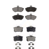 Front Rear Ceramic Brake Pads Kit For Volkswagen Golf Passat