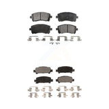 Front Rear Ceramic Brake Pads Kit For Subaru Outback Forester Impreza Legacy