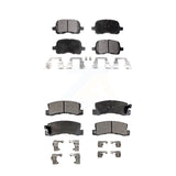 Front Rear Ceramic Brake Pads Kit For 2002 Chevrolet Prizm