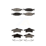 Front Rear Ceramic Brake Pads Kit For Jeep Grand Cherokee