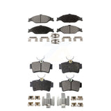 Front Rear Ceramic Brake Pads Kit For Ford Mustang