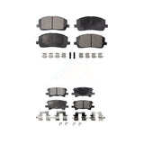 Front Rear Ceramic Brake Pads Kit For Toyota Highlander