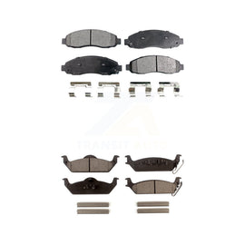 Front Rear Ceramic Brake Pads Kit For 2003-2004 Dodge Dakota