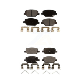 Front Rear Ceramic Brake Pads Kit For Chevrolet Camaro Without Brembo Calipers