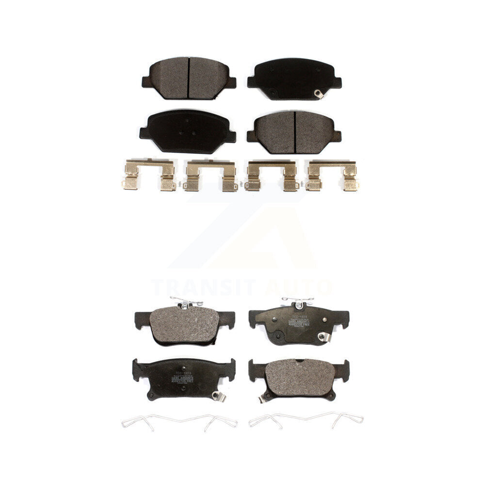 Front Rear Ceramic Brake Pads Kit For Buick Envision