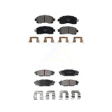 Front Rear Ceramic Brake Pads Kit For Subaru Crosstrek Impreza