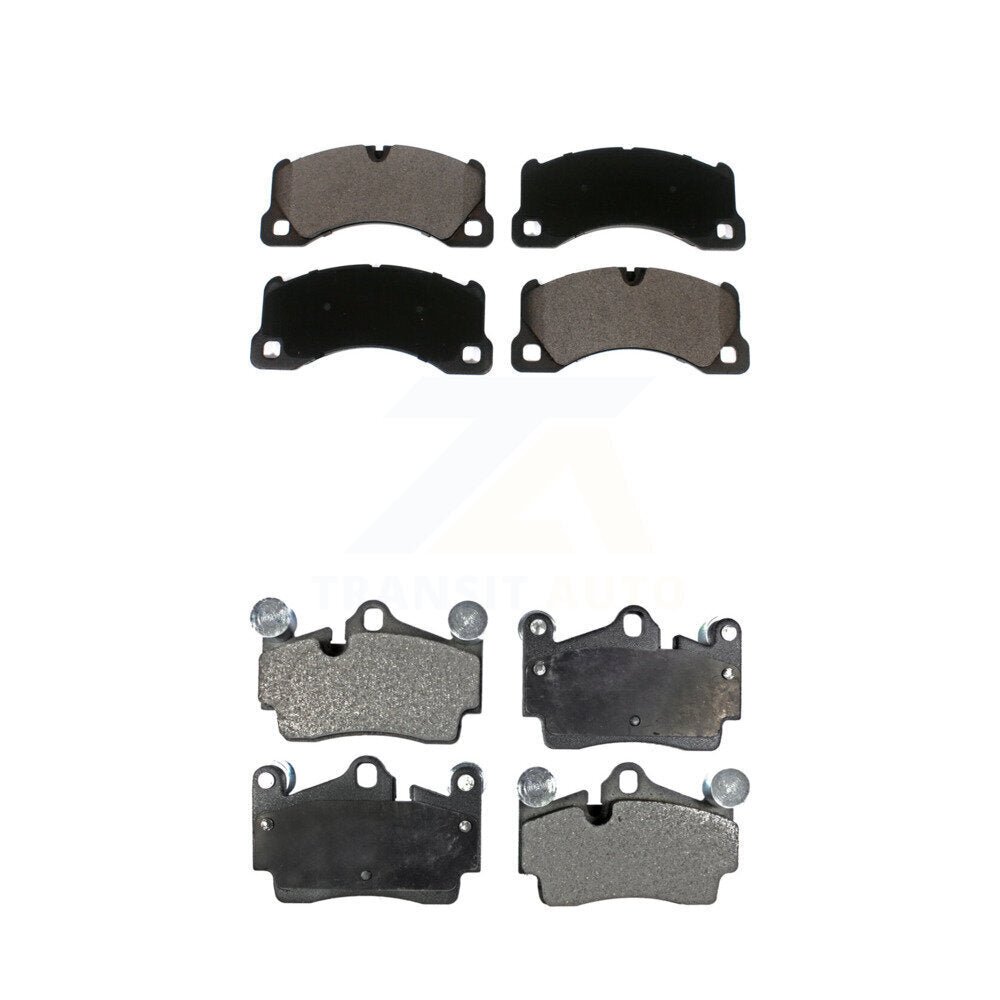 Front Rear Ceramic Brake Pads Kit For Porsche Cayenne