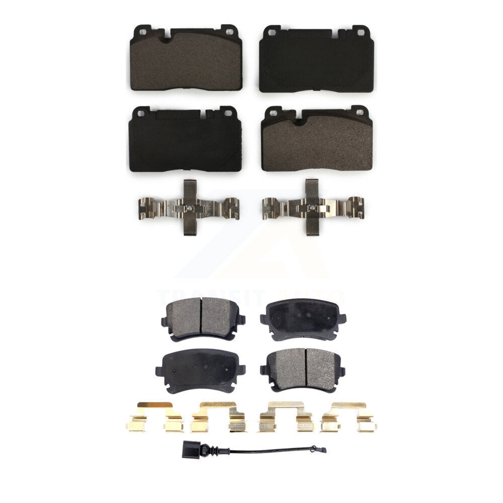 Front Rear Ceramic Brake Pads Kit For 2016 Audi Q5 FLEX engine