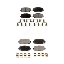 Charger l&#39;image dans la galerie, Front Rear Ceramic Brake Pads Kit For Jeep Cherokee With Single Piston Caliper