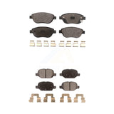 Front Rear Ceramic Brake Pads Kit For Fiat 500