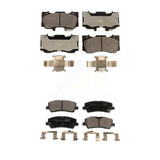 Front Rear Ceramic Brake Pads Kit For Ford Mustang