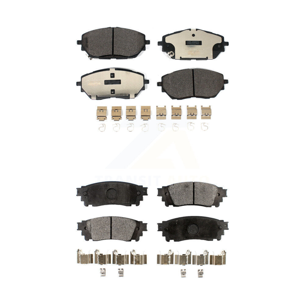 Front Rear Ceramic Brake Pads Kit For Toyota C-HR