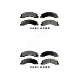 Front Rear Ceramic Brake Pads Kit For Ram 5500 Dodge Sterling Truck 4500 Bullet