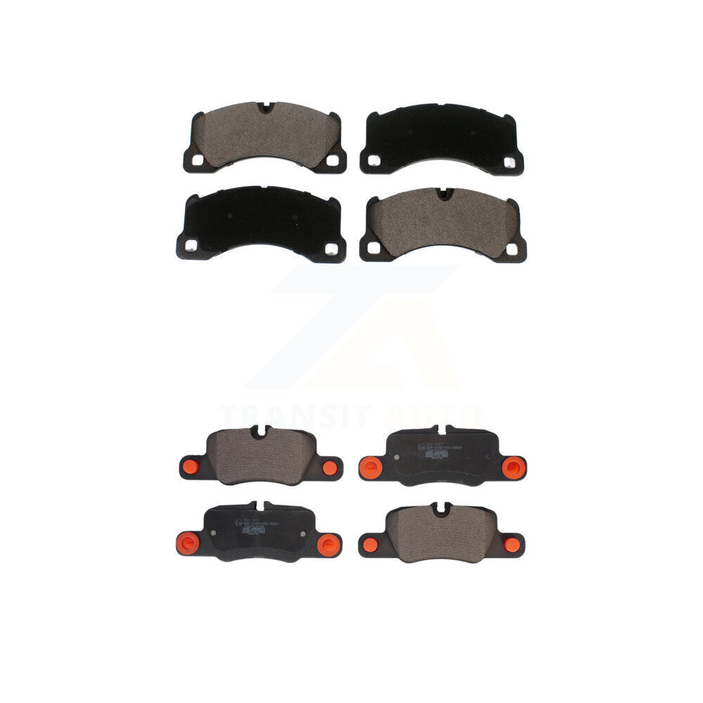 Front Rear Ceramic Brake Pads Kit For 2010-2016 Porsche Panamera