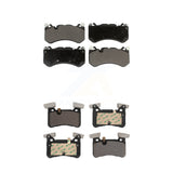 Front Rear Ceramic Brake Pad Kit For Mercedes-Benz C63 AMG With Painted Calipers