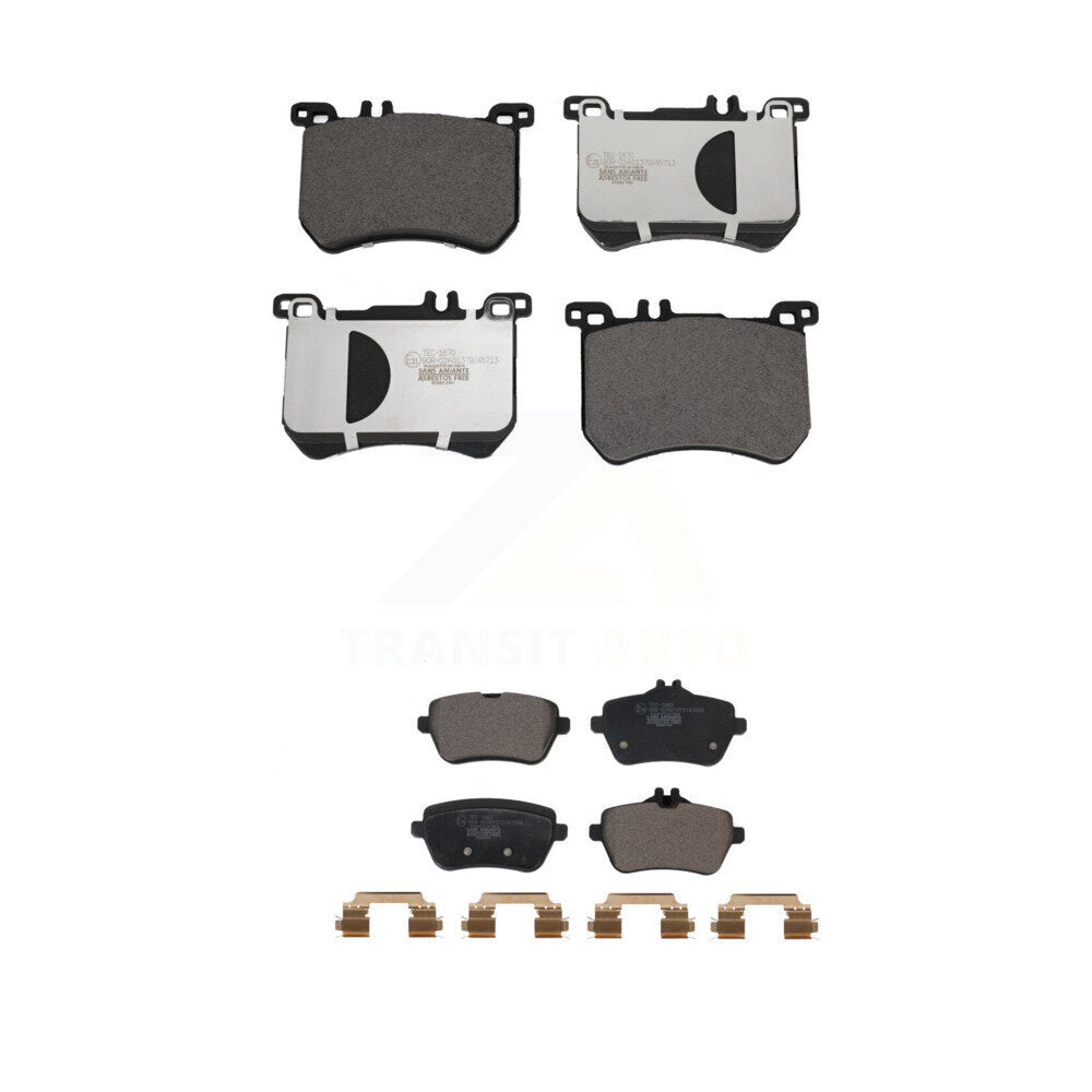 Front Rear Ceramic Brake Pads Kit For Mercedes-Benz SL550 SL400 SL450